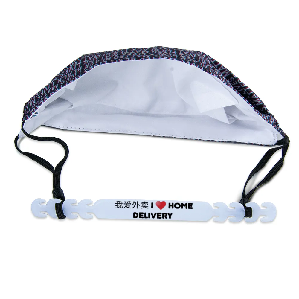 'Wo Ai Wai Mai' (I Love Home Delivery) - Face Cover Ear Saver Strap Hook Adjustable Anti-lear Face Cover Strap Extenders