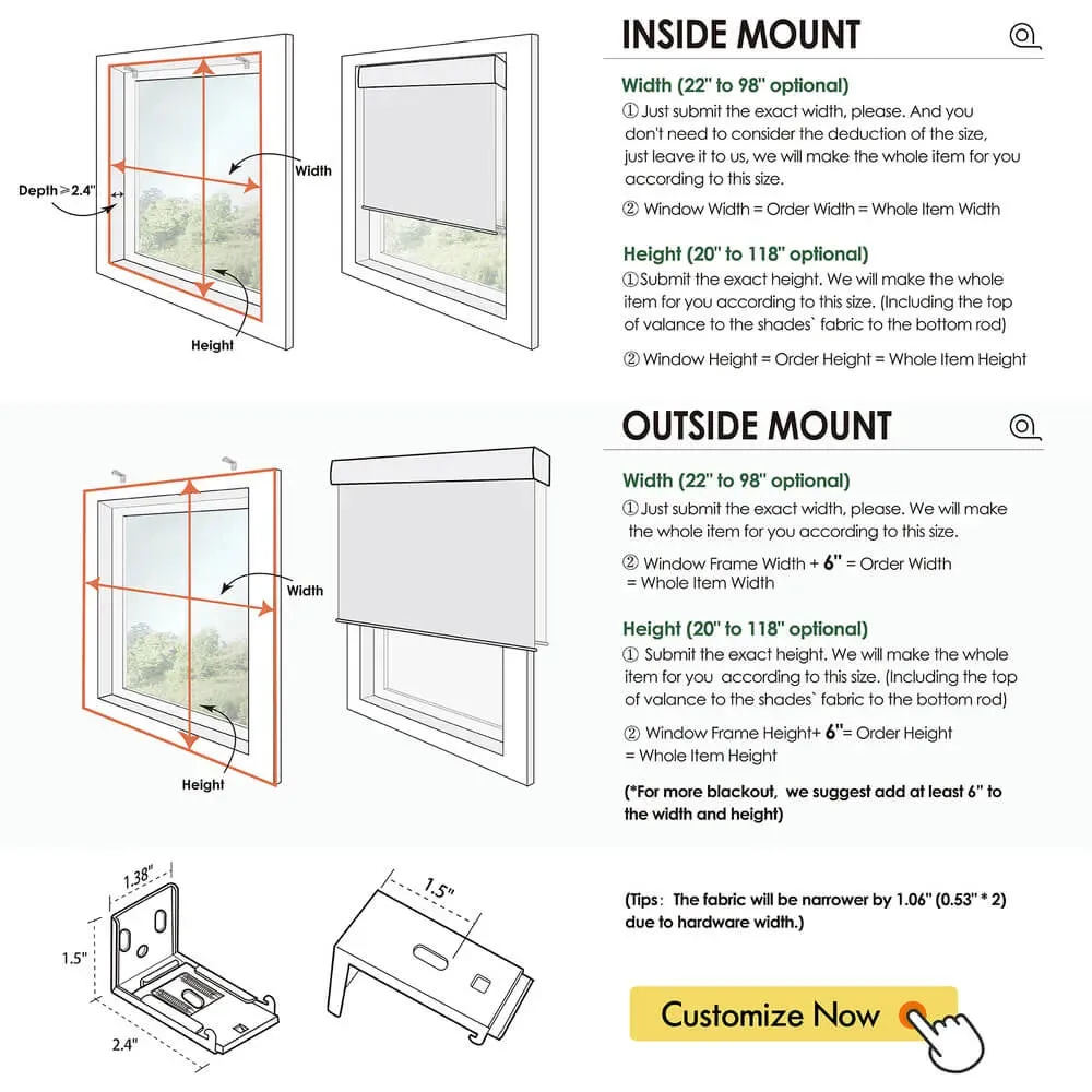 Yoolax Motorized Dual Roller Shades Blackout x Half-Shading
