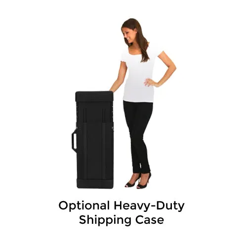 ZENITH Retractable Banner Stand | 35.5" Wide  Banner | Single Sided Adjustable Bannerstand
