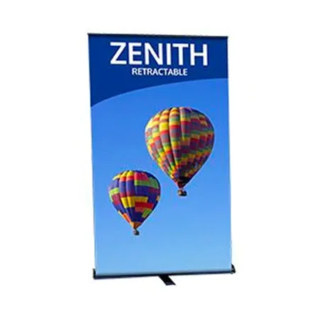ZENITH Retractable Banner Stand | 47.5" Wide  Banner | Single Sided Adjustable Bannerstand