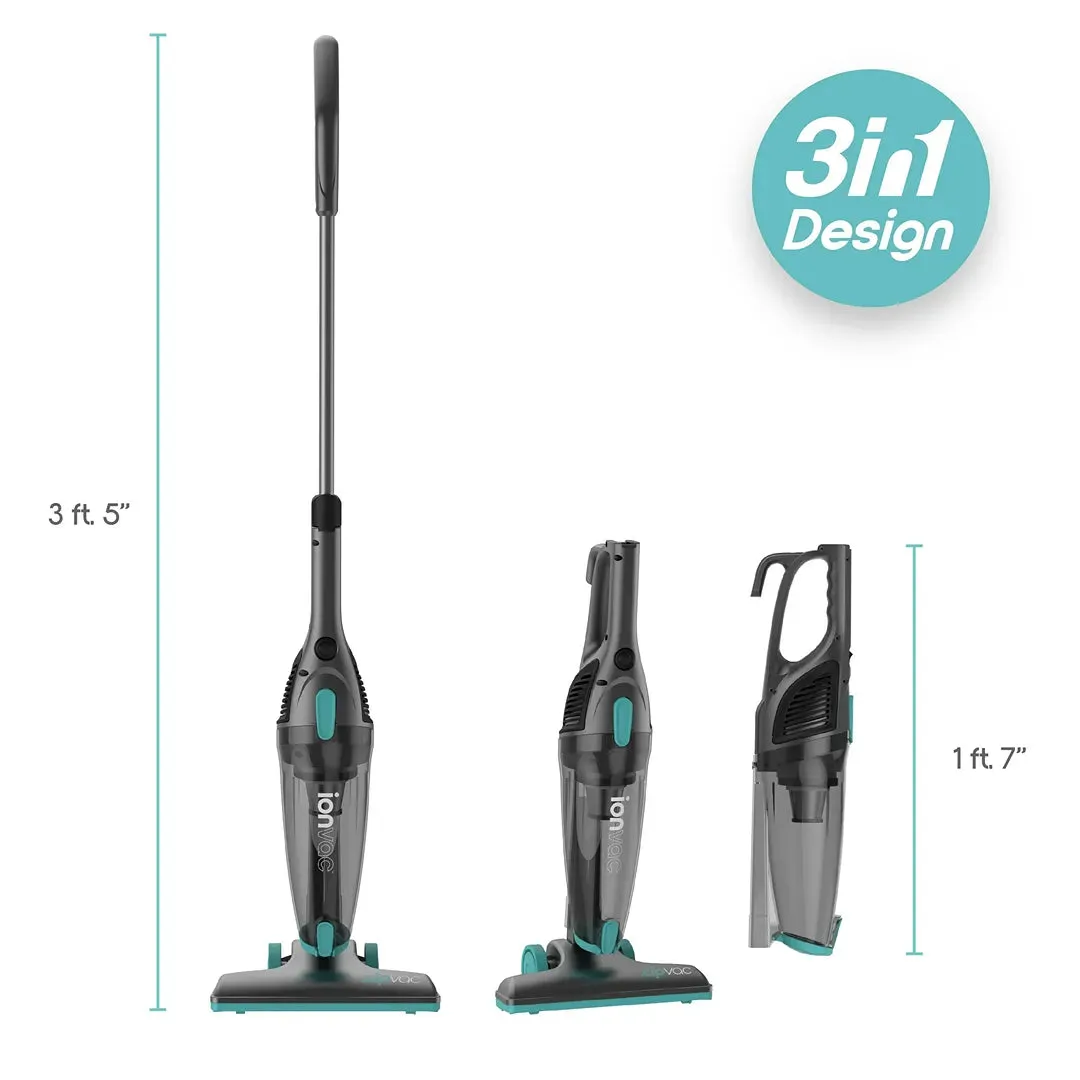 ZipVac, 3-in-1 Corded Upright/Handheld Floor and Carpet Hand Vacuum Cleaner